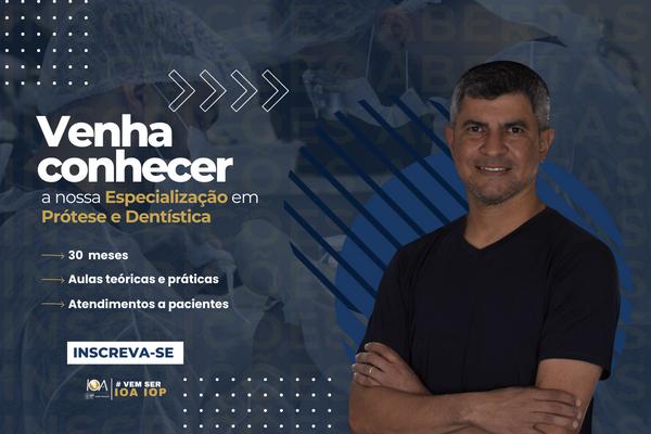 Imagem do curso: ESPECIALIZAÇÃO EM PRÓTESE E DENTISTICA (ÚLTIMAS VAGAS) 